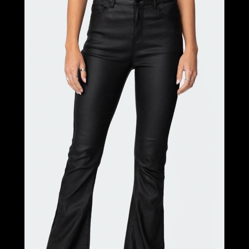 Black Flared Pants